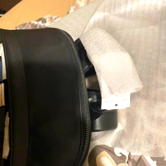 West Backpack In Signature Canvas With Varsity Stripe - Picture 3 of 3